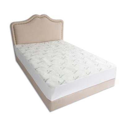 China High Quality Selling Eor 15% Polyester Bamboo Mattress Protector Breathable 100% Eor Hotel Home School Knit Mattress Pad for sale