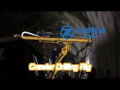 dth drilling machine crawler drilling rig used for tunnel projects