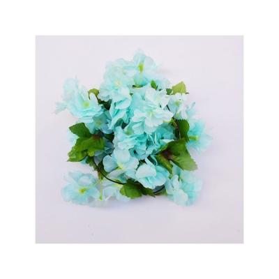 China Wholesale Vintage China Supplier Branch 18 Flowers And 17 Leaves Hanging Silk Flower Artificial Sakura for sale