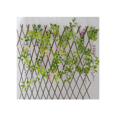 China Vintage Fully Stocked Custom Color Wire Flowers String Hanging Artificial Wisteria for sale