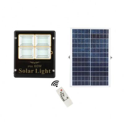 China Light weight attractive design low price solar rechargeable control+Timer control flood light for sale