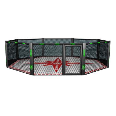 China Custom Printed Elevated Training Ring Boxing Training Ring 6m*6m/5m*5m Boxing Ring For Sale for sale