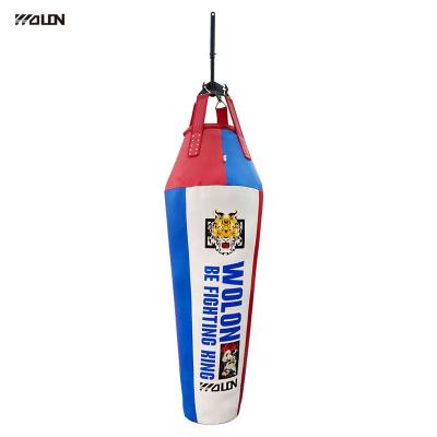 China 2020 Comfortable Fine Fitness Custom Logo Gym Boxing Leather Heavy Equipment Fighting Sandbag for sale