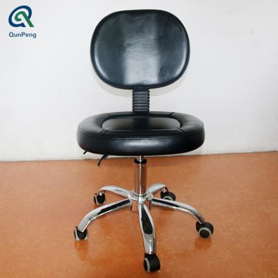 China Mordern Adjustable Pedicure Manicure Stools Hair Dresser Salon Furniture Barber Vintage Chair Black for sale