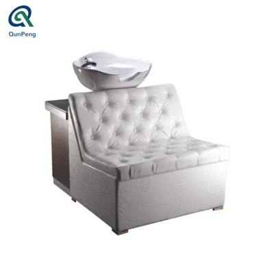 China Stylish Top Grade Hair Salon Shampoo Chairs Massage Backwash Massage Shampoo Wash Chair for sale