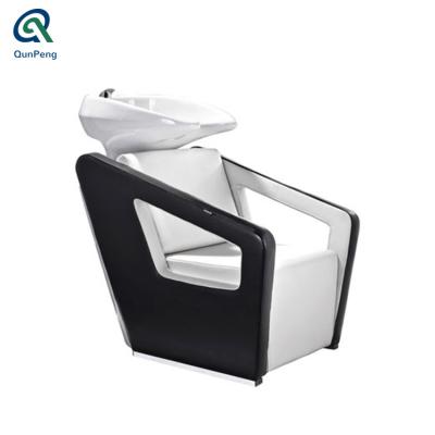 China Stylish High Quality Salon Furniture Hair Shampoo Station Sink And Chair Backwash for sale