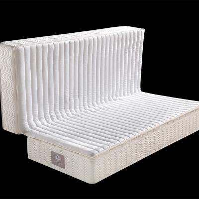 China Latex Spring Mattress Pocket Foldable Natural Removable Mattress Cover Double Imperial Bedroom Furniture for sale