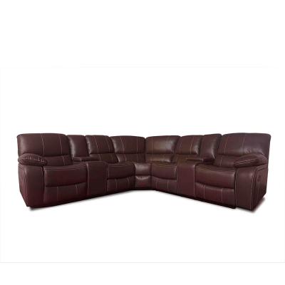 China Sofa Living Room Furniture Modern (Other) Style Leisure Leather Sofa Genuine Reading Good Quality Adjustable for sale