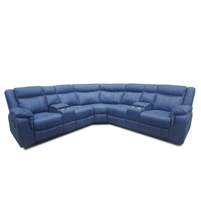 China Sectional Sofa Modern L Shape Recliner Sofa Science And Technology Adjustable Fabric Sofa Living Room Set(Other) for sale