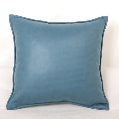 China Cheap Wholesale Anti-static Luxury Modern Home Skin-friendly Sofa Backrest Leather Cushion Covers Sofa Pillow for sale