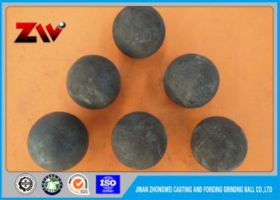 China High hardness hot rolling steel balls , forged grinding media steel ball for sale