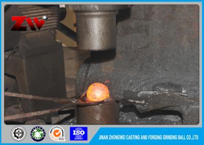 China Mining / Cement Plant  Hot rolled Forged grinding ball , grinding media balls for sale