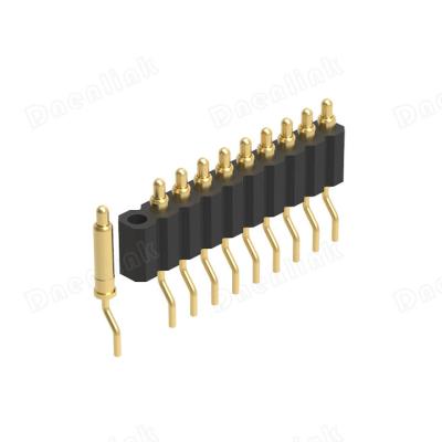 China Right Angle Type Single Row H4.0mm SMT Pitch Male PCB Dnenlink 2.00mm Header Coonectors Pogo Male Connector for sale