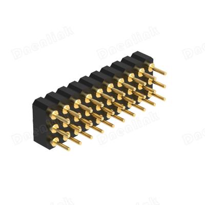 China Straight DIP Type Pitch Dnenlink 2.00mm PCB Dnenlink 2.00mm Pitch Triple Row H2.5mm Concave Contact Female Header for sale