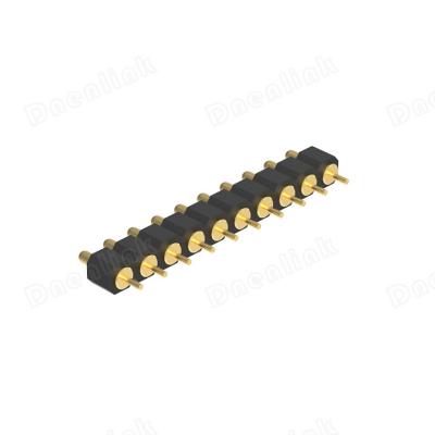 China Pitch Dnenlink 2.54mm PCB Single Row H2.5mm Header DIP Straight Male Type PogoPin Header for sale