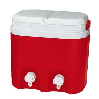 China Sustainable Wholesale 5L Plastic Water Cooler Box With Two Tap (DC-YSX-5000) for sale