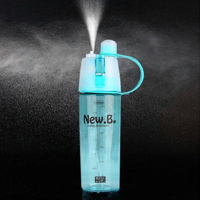 China 600ML 400ML Sustainable Plastic Sports Spray Water Bottle For Outdoor Bicycle Sports Gym Recycling Drinking Bottles for sale