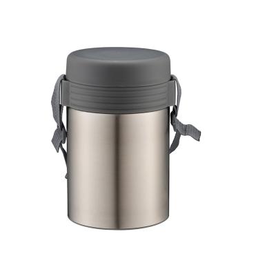 China Stainless Steel Viable Insulated Thermos For Food Pot Lunch Box Carry Lunch Tote Bag Soup Thermal Container for sale