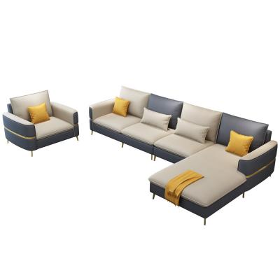 China The other modern simple Nordic concubine combination living room apartment Sofa Light Luxury Minimalist Small fabric technology fabric later for sale