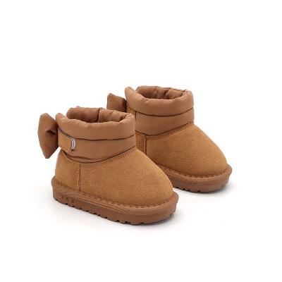 China 1-3 Years Anti-slippery wholesale plush baby winter shoes boys and girls children's cotton warm shoes snow boots for sale