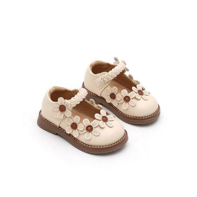 China 2023 new autumn fashion baby princess shoes children girls casual shoes breathable leather shoes for sale