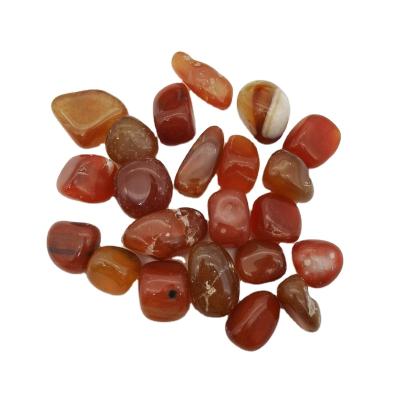 China China Wholesale Crystal Red Agate Healing Tumbled Natural Crystal Stones Stones For Home Accessories for sale