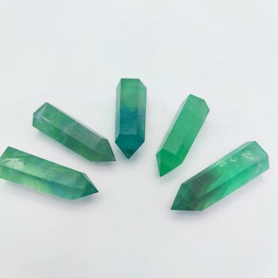 China China High Quality Fluorite Clarity Natural Quartz Crystal Wand Point For Healing for sale