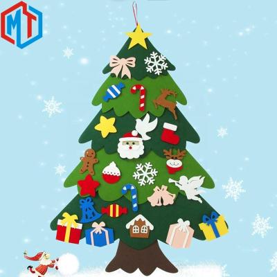 China DIY Christmas Tree Cute Felt Tree Kids Handmade Christmas Tree Set 70*100cm for sale