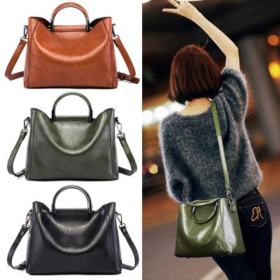 China Wholesale Custom Women Tote Bags Hand Bag Lady Genuine Leather Handbag High Quality Fashion PU Leather Handbag for sale