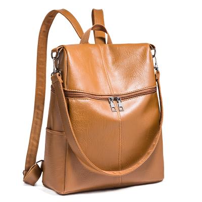 China No Amazon Hot Selling Women's Soft Multifunctional Backpack Suits Women's Fashion Travel Backpack for sale