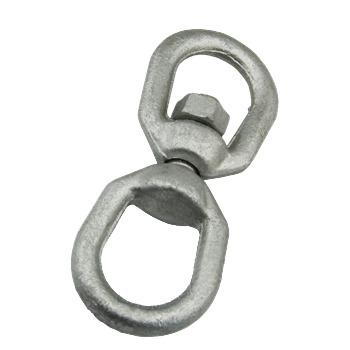 China Lifting Hardware Malleable Double Eye-Eye Swivels Regular Swivels G-402 for sale