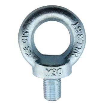 China Heavy Industry 304 stainless steel full thread ring lifting eye bolt din 580 thimble eye bolt lifting hardware for sale