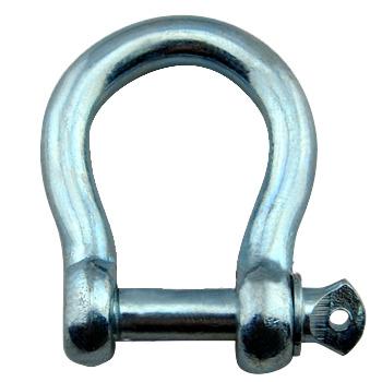 China Heavy Industry European Type Large Bow Shackles for sale