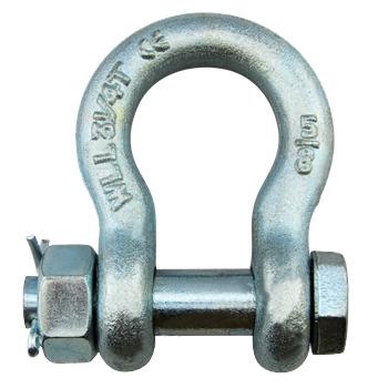 China Lifting poultry shackles US Type Bolt Anchor Shackles G-2130 for sale