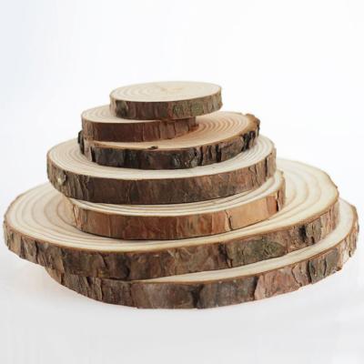 China China Wholesale DIY Hot Sale Rustic Natural Log Slices for sale