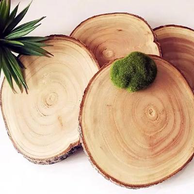 China Europe factory price natural rustic paulownia basswood slice for kids education and DIY painting for sale