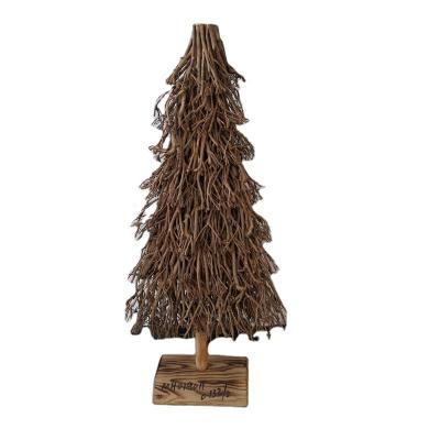 China Environmental Friendly Wooden Christmas Tree Crafts High Quality Wooden Christmas Tree Home Deco for sale