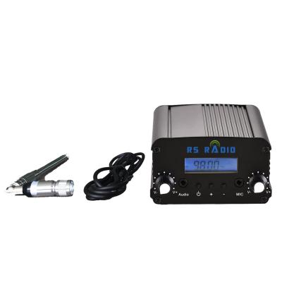 China RS RADIO 7w fm transmitter broadcast transmitter FM radio station with antenna for church, car, home RS-7W for sale