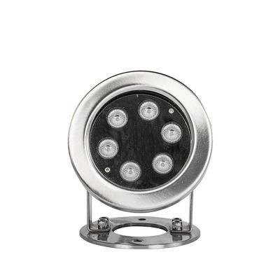 China High Quality Waterproof 304 Stainless Steel IP68 6w LED Monochromatic Underwater Light WN-UWL-01 for sale