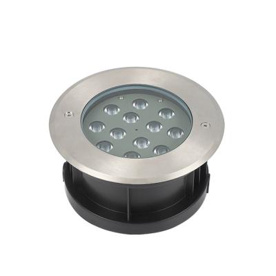 China Theme Park Garden Theme Park Landscape Stainless Steel RGBW IP67 DMX512 12W LED Underground Light for sale