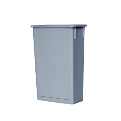 China Sustainable 90L Trash Can Plastic Swing Bin Litter Bin 23 Gallon Trash Can for sale