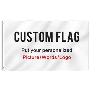 China 2020 Hot Selling Polyester Products American Flag Banner Vivid Color For Fans Custom Flag for sale