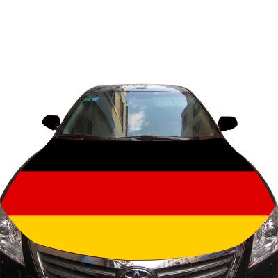 China Scrolling World Flag Car Motor Hood Cover Germany Car Hood Flag Car Flag for sale