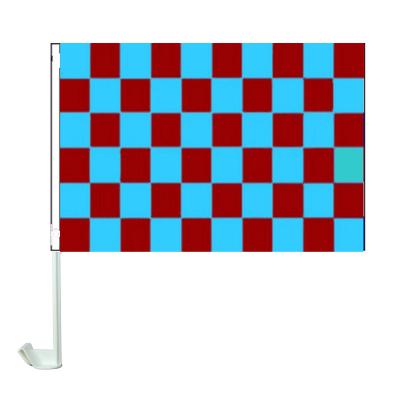 China New Polyester Car Window Flag Best Selling Table Mirror Flag Polyester Car Flag for sale