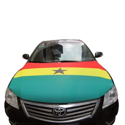 China Senegal National Flag Car Hood Cover Polyester Car Engine Flag Hood Hanging Printed Banner for sale