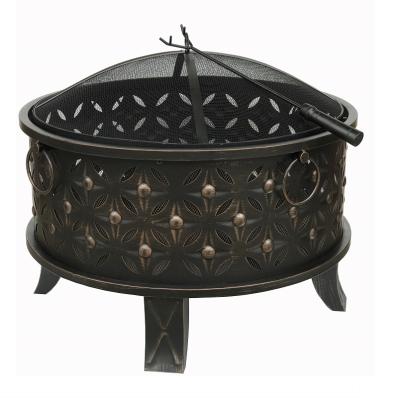 Chine BBQ Wood FirePit Fire Pit Basket Outer Steel Diameter 76.2 x H63.5CM à vendre