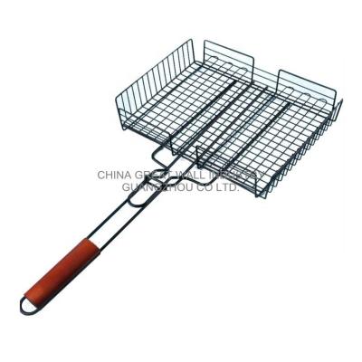 China Sustainable Hot Sale Grilling Basket Non-Stick Grilling BBQ Accessories Outdoor Tool for sale