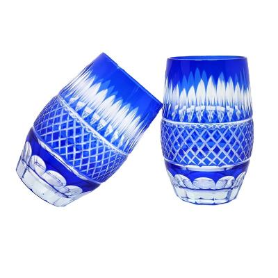 China Hand Drinking Cup To Clear Cylindrical Rock Drinking Glass Mug for sale