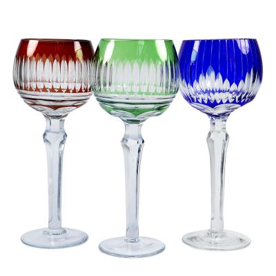 China New classic/postmodern 280ml hand cut to clear hemispherical glass tumbler for sale