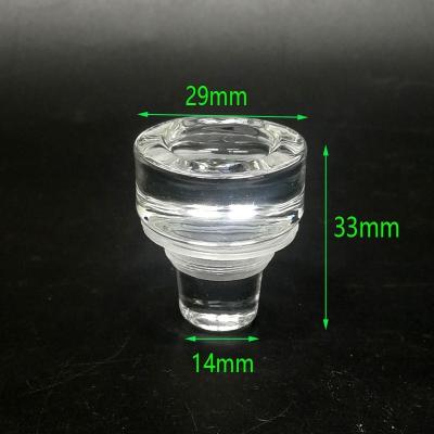 China Wholesale Regular Multicolor Non Puddle Crystal Glass Wine Stopper 18.5mm for sale